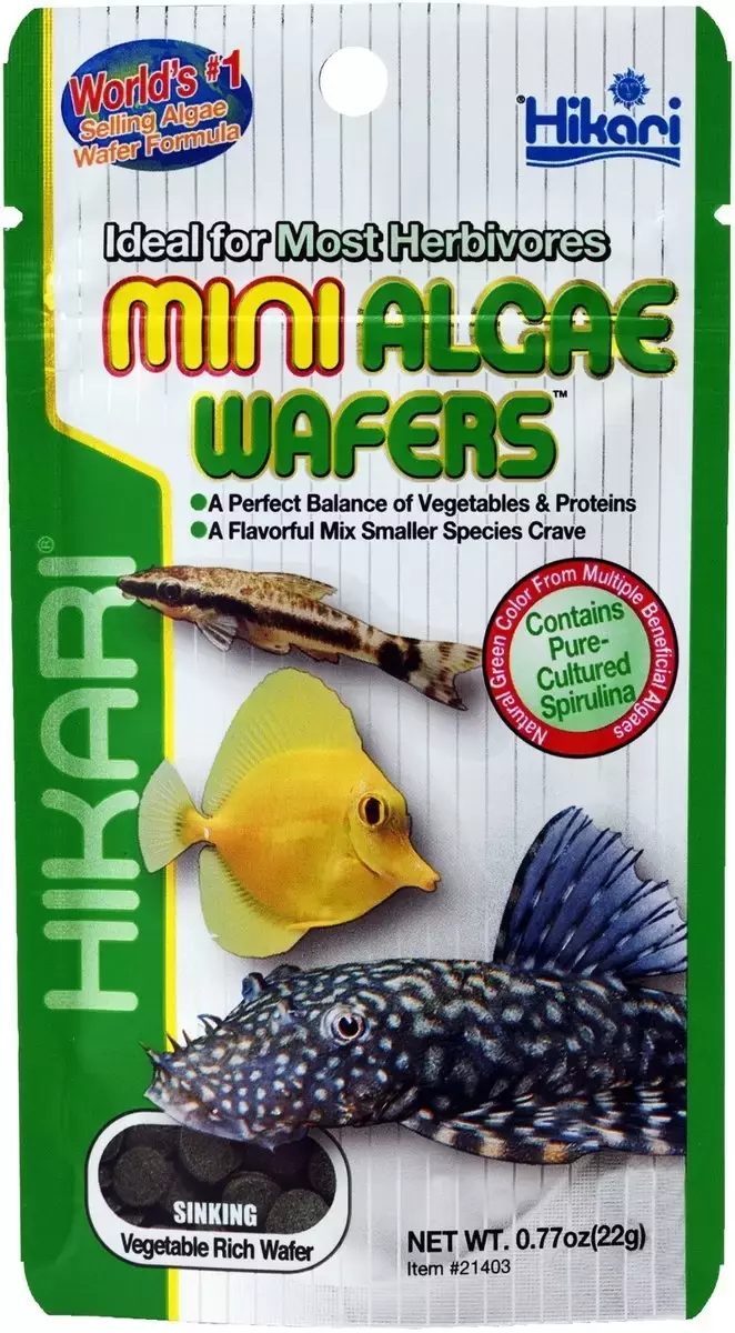 Hikari Mini algae wafers 22gr - Vissenvoer